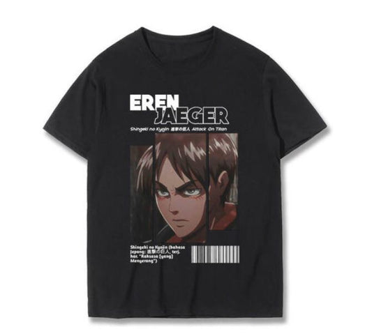 CAMISOLA EREN JAEGER ATTACK ON TITAN - COSPLAY