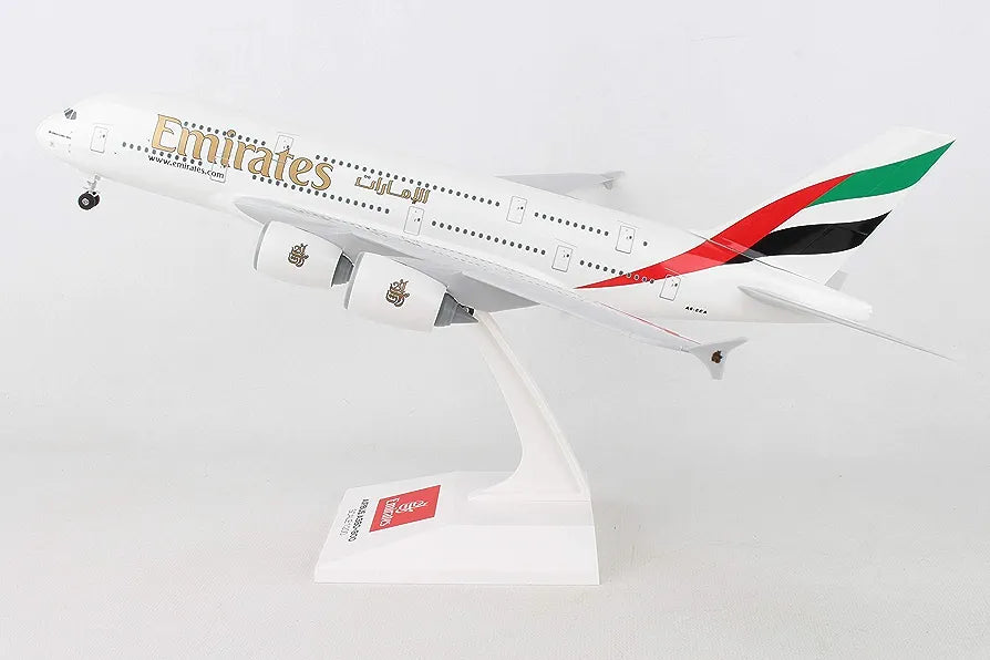 AVIÃO COLECIONÁVEL EMIRATES A320 ESCALA 20 cm