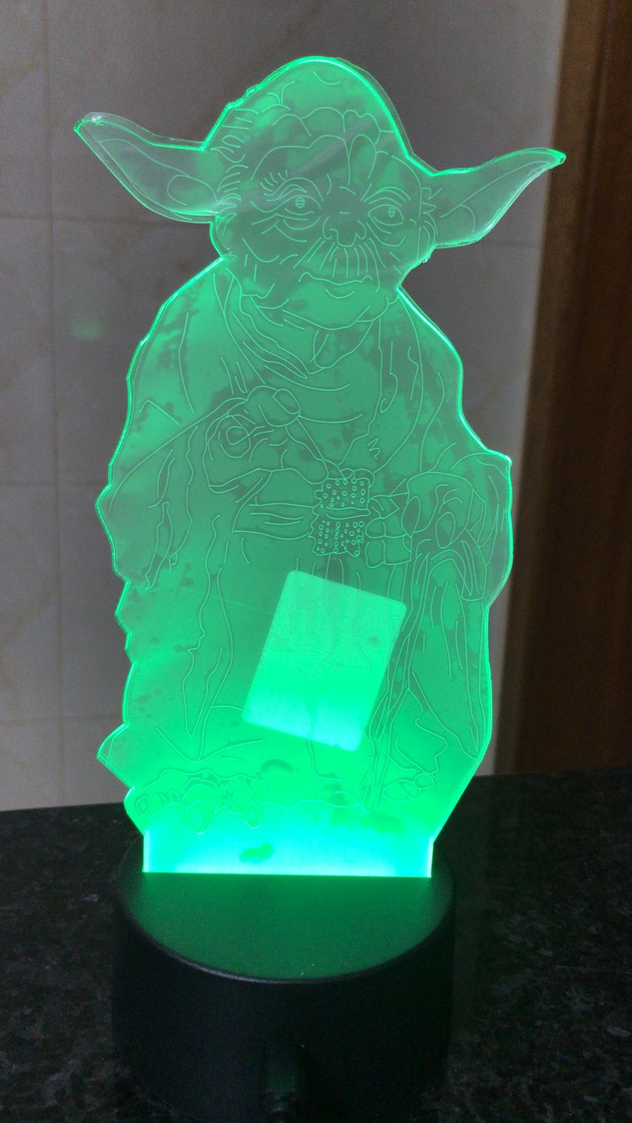 LÂMPADA LED EM ACRILICO - STAR WARS