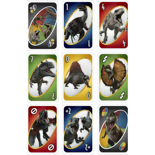UNO JOGO DE CARTAS - JURASSIC WORLD
