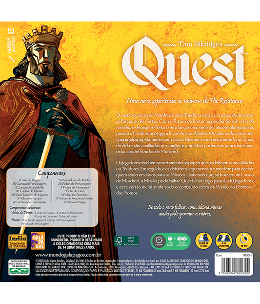 JOGO DE TABULEIRO - QUEST