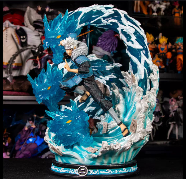 FIGURA DE AÇÃO TOBIRAMA DRAGÃO DE ÁGUA - NARUTO