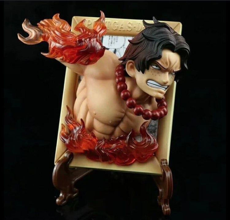 QUADRO FIGURA DE AÇÃO - ONE PIECE