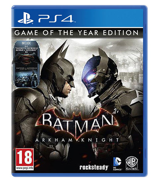 BATMAN ARKHAM KNIGHT GAME OF THE YEAR EDITION DC comics - NOVO - PS4