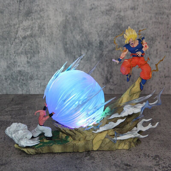 FIGURA DE AÇÃO GOKU E MAJIN BUU  DRAGON BALL - NOVO