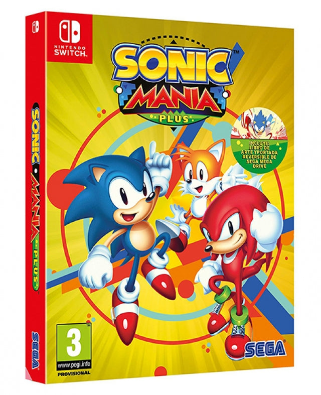 SONIC MANIA PLUS - NOVO- NINTENDO SWITCH