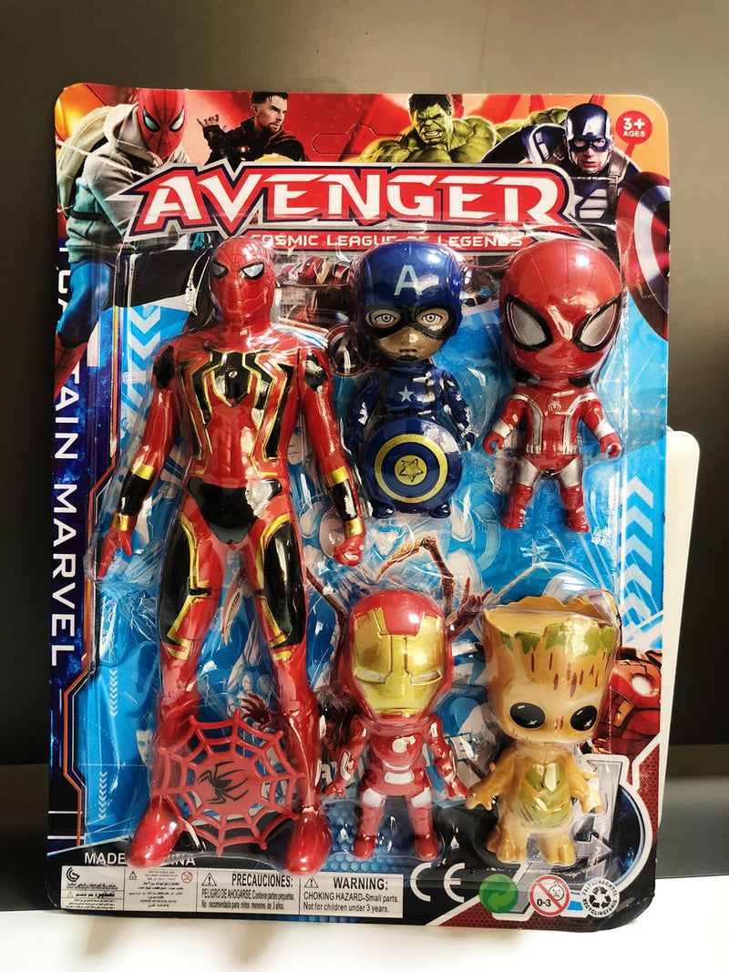 FIGURA MARVEL AVENGERS CONJUNTO - NOVO