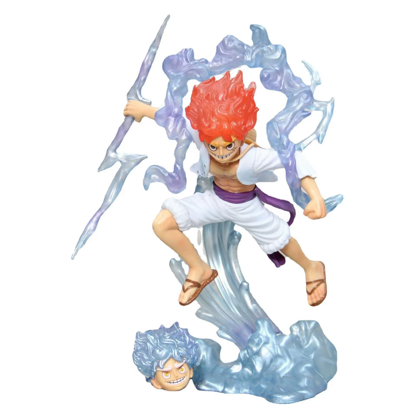 FIGURA DE AÇÃO LUFFY GEAR 5 DEUS NIKA - ONE PIECE