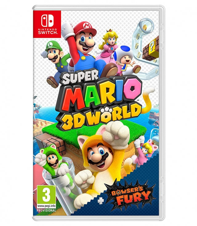 SUPER MARIO 3D WORLD + BOWSERS FURY  NINTENDO SWITCH- NOVO