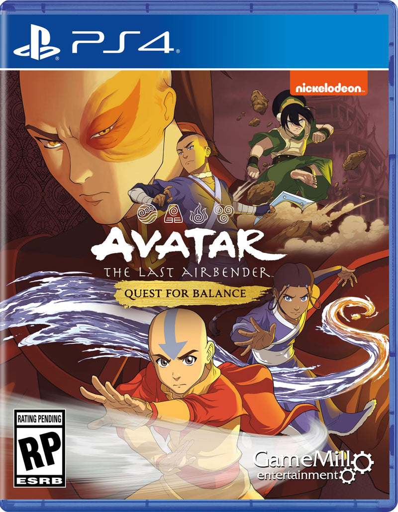 AVATAR THE LAST AIRBENDER QUEST FOR BALANCE  PS4 - NOVO