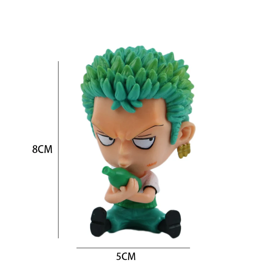 FIGURINHAS DE AÇÃO LUFFY e ZORO - ONE PIECE
