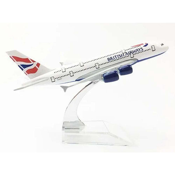 AVIÃO COLECIONÁVEL BRITISH AIRWAYS A380 ESCALA 16 cm