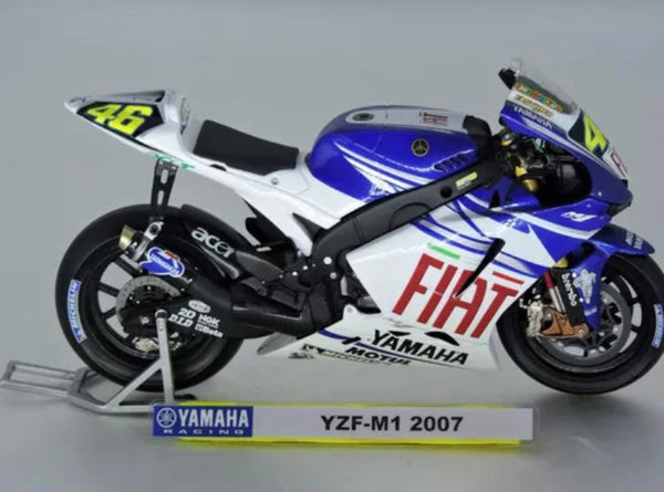 MOTORIZADA COLECIONÁVEL YAMAHA YZR M1 2007 ESCALA 1:10