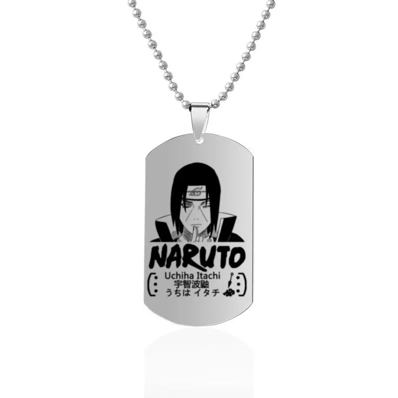 Fio Medalhão Anime Naruto vários personagens tamanho infantil juvenil