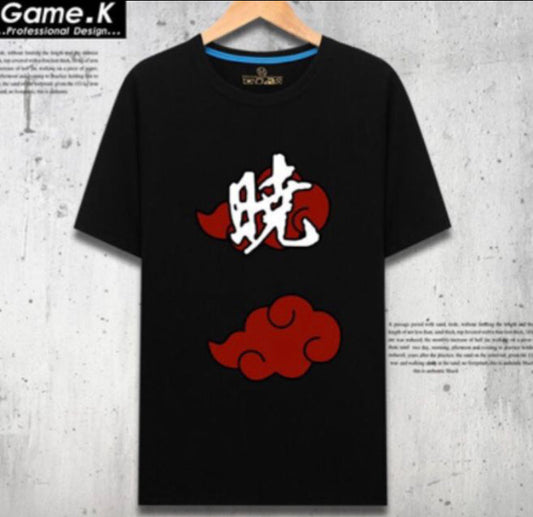 CAMISOLA NUVEM AKATSUKI NARUTO - COSPLAY