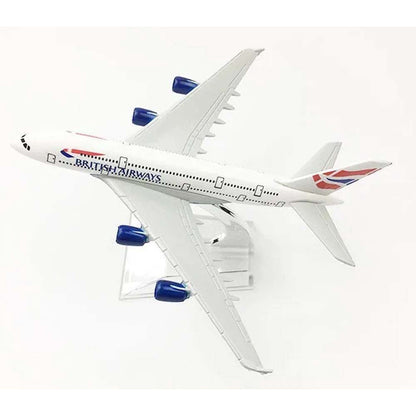 AVIÃO COLECIONÁVEL BRITISH AIRWAYS A380 ESCALA 16 cm