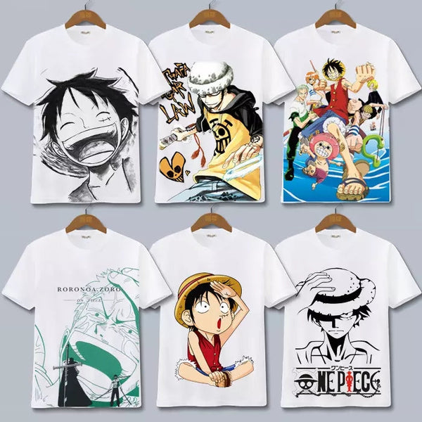 CAMISOLAS  ANIME ONE PIECE LUFFY SANG -NOVO