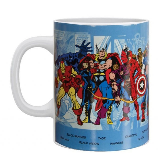 CANECA MARVEL PERSONAGENS (550ML)