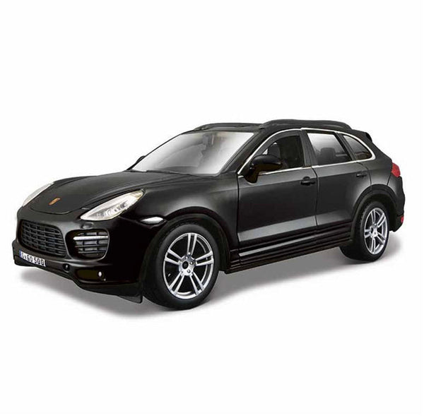 CARRO COLECIONÁVEL PORSCHE CAYENNE TURBO PRETO ESCALA 1:24