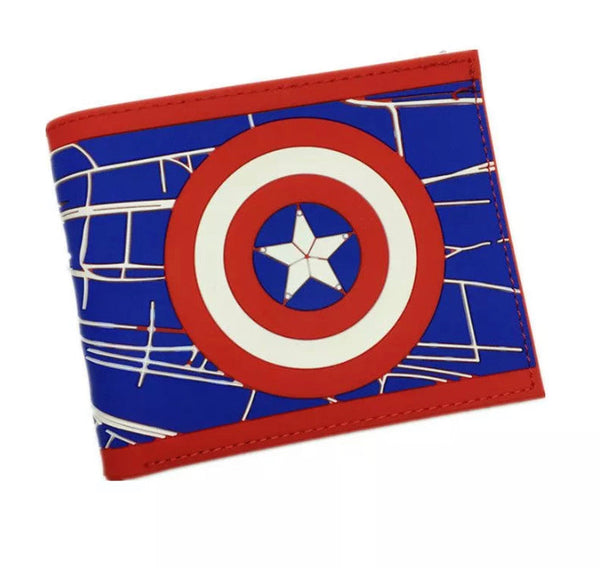 CARTEIRA ESCUDO CAPITÃO AMERICA - MARVEL