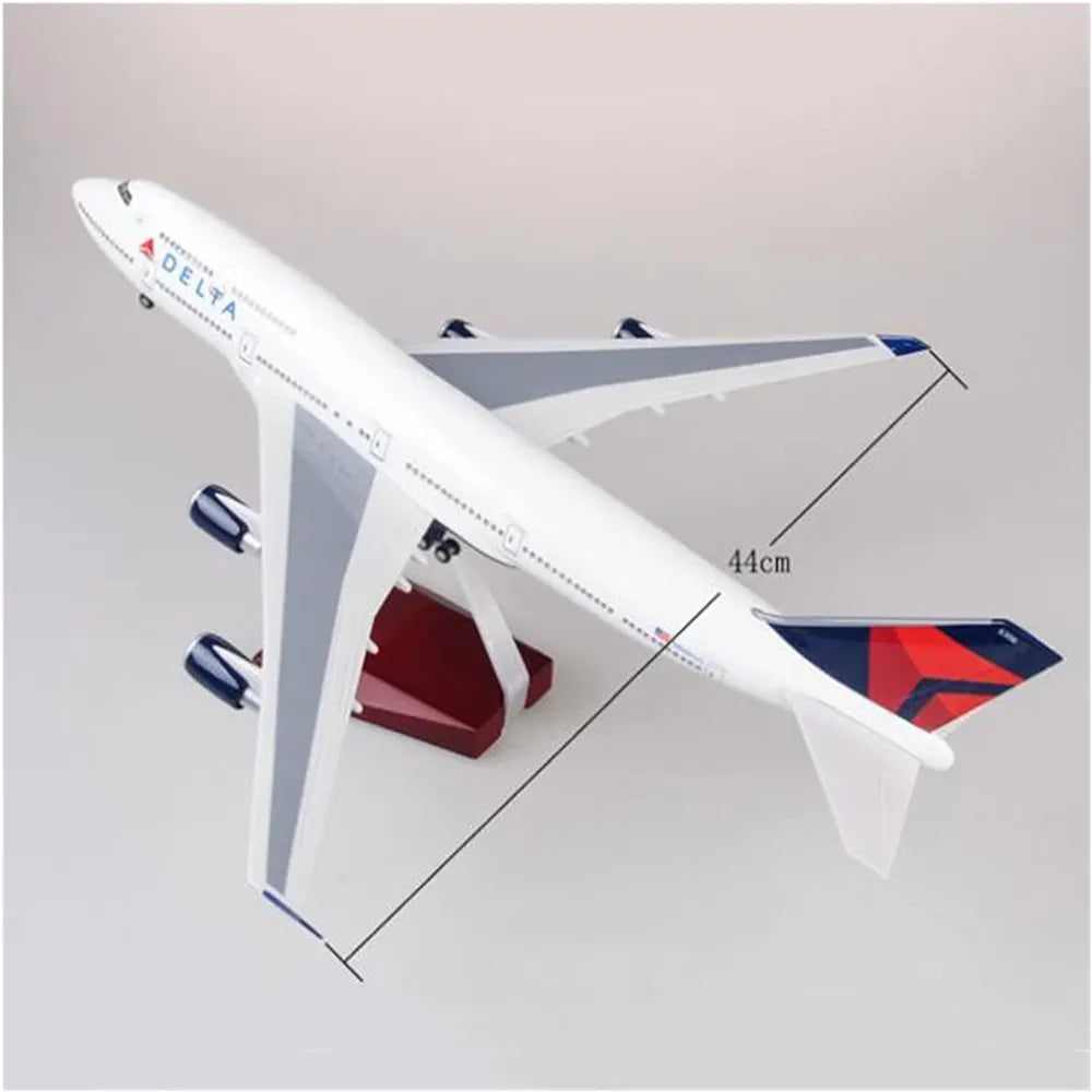 AVIÃO COLECIONÁVEL BOEING DELTA  A320 ESCALA 50 cm