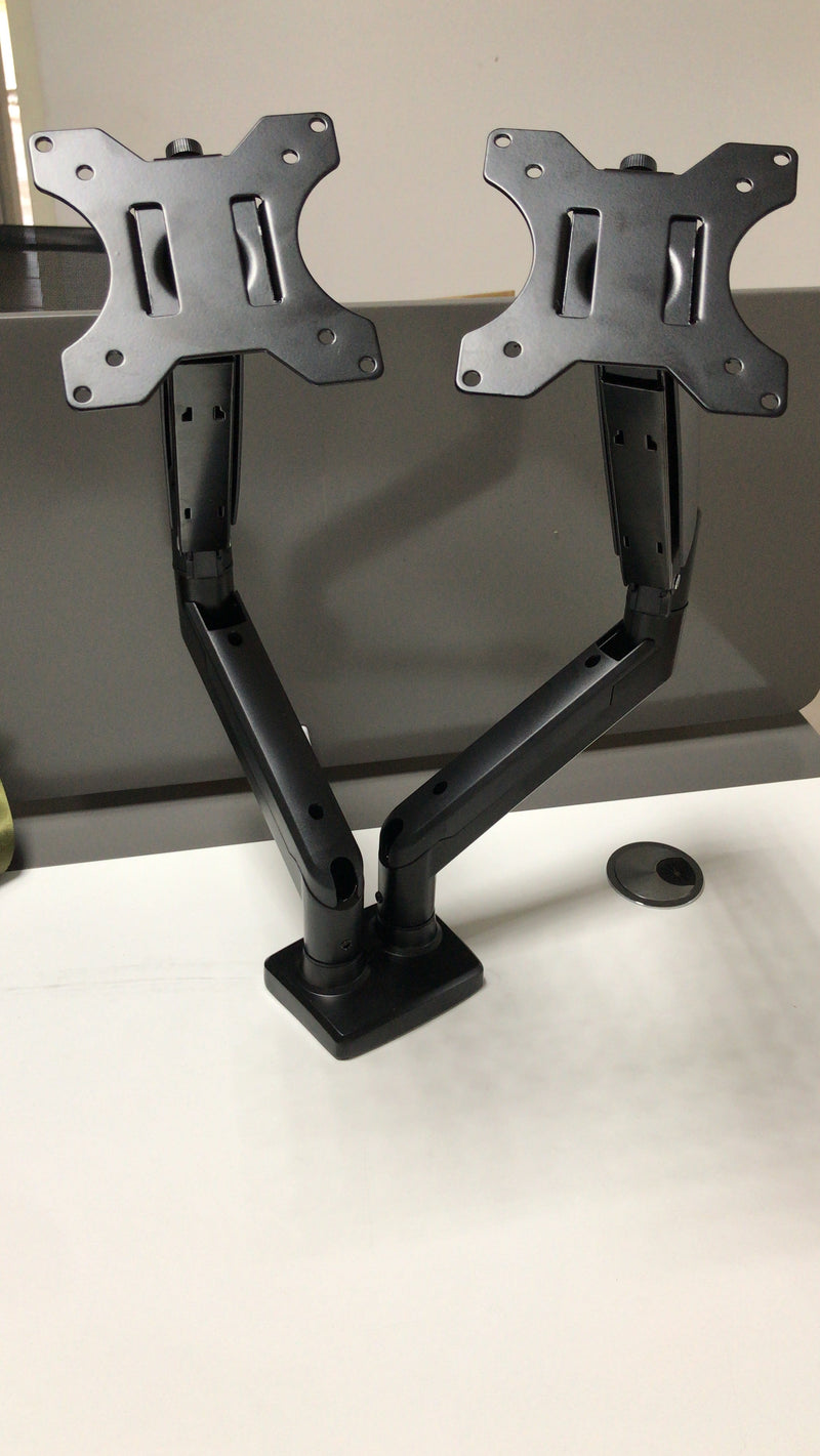 BRAÇO DE SUPORTE PARA MONITOR DE MESA - BRAÇO DUPLO