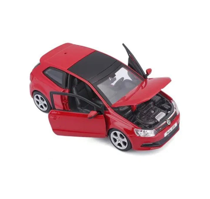 CARRO COLECIONÁVEL VOLKSWAGEN POLO GTI MARK 5 ESCALA 1:24