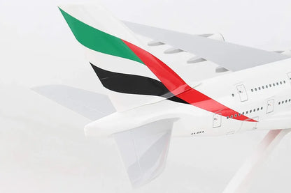 AVIÃO COLECIONÁVEL EMIRATES A320 ESCALA 20 cm