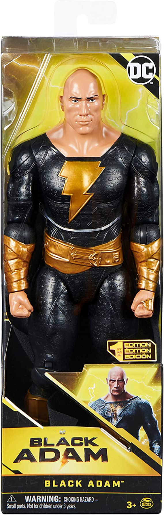 FIGURA DE AÇÃO ADÃO NEGRO - BLACK ADAM DC Comics