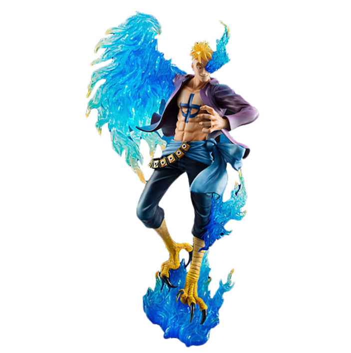 FIGURA DE AÇÃO MARCO FÊNIX BARBA BRANCA - ONE PIECE