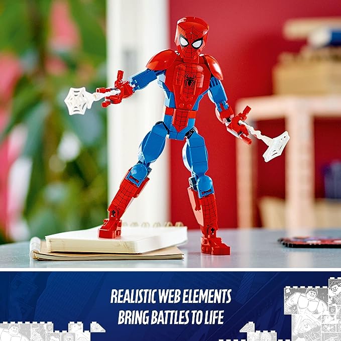 FIGURA DE AÇÃO ARTICULADA LEGO HOMEM ARANHA 76226