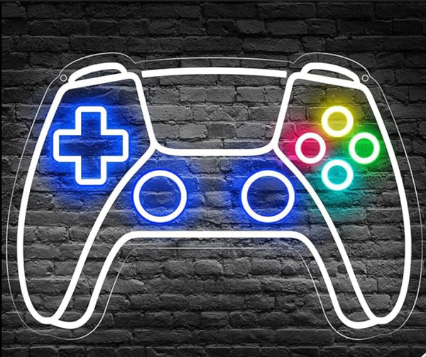 SINAIS LUZES NÉON PERSONALIZADAS - GAMEPAD