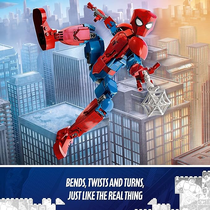 FIGURA DE AÇÃO ARTICULADA LEGO HOMEM ARANHA 76226