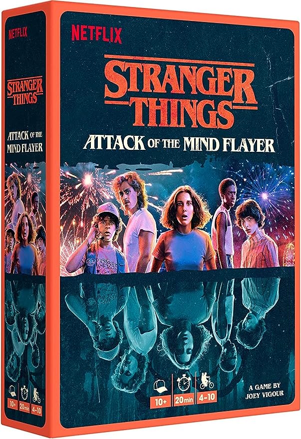 JOGO DE TABULEIRO STRANGER THINGS ATTACK OF THE MIND FLAYER