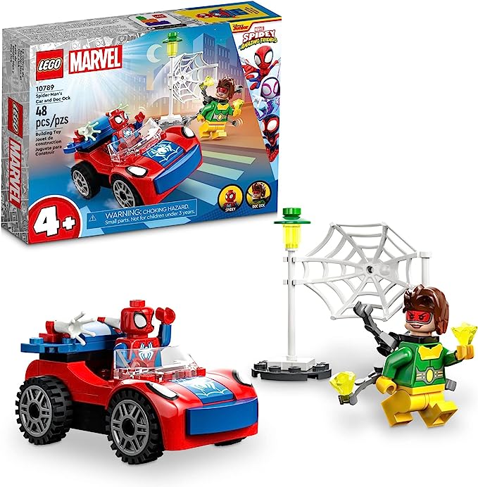 LEGO MARVEL CARRO DO HOMEM ARANHA E DOC OCK