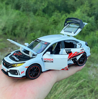 CARRO COLECIONÁVEL HONDA CIVIC TYPE-R ESCALA 1:32