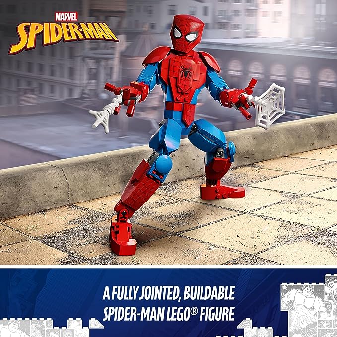 FIGURA DE AÇÃO ARTICULADA LEGO HOMEM ARANHA 76226