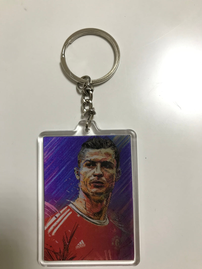 CHAVEIRO TEMÁTICO 3D MESSI E CRISTIANO