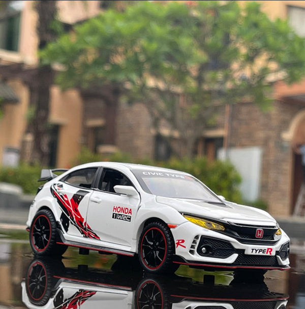 CARRO COLECIONÁVEL HONDA CIVIC TYPE-R ESCALA 1:32