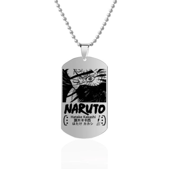 Fio Medalhão Anime Naruto vários personagens tamanho infantil juvenil