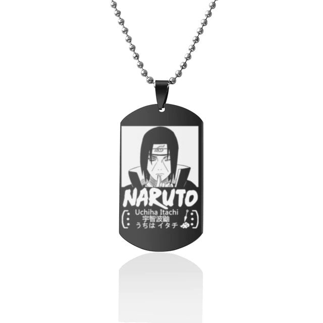 Fio Medalhão Anime Naruto vários personagens tamanho infantil juvenil