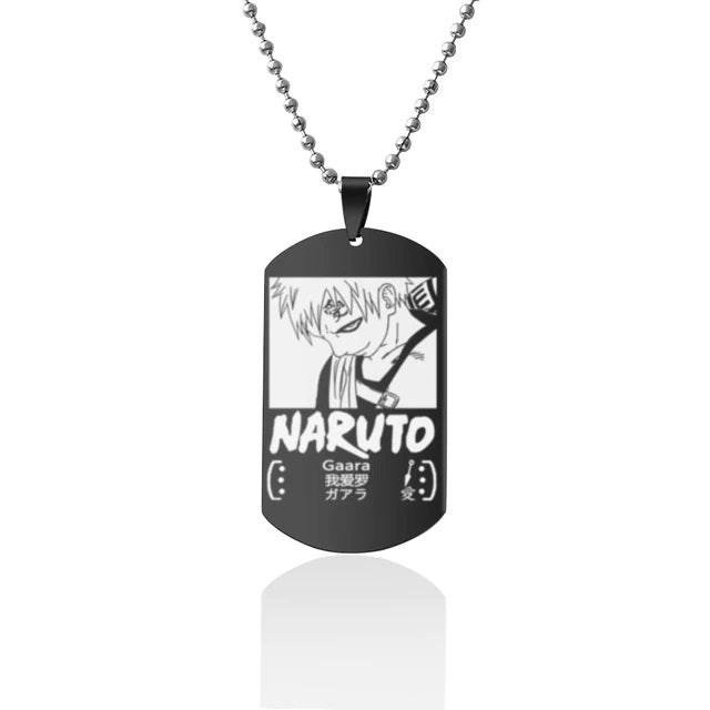 Fio Medalhão Anime Naruto vários personagens tamanho infantil juvenil