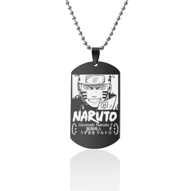 Fio Medalhão Anime Naruto vários personagens tamanho infantil juvenil