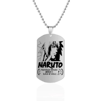 Fio Medalhão Anime Naruto vários personagens tamanho infantil juvenil