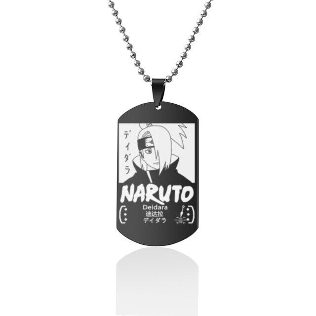 Fio Medalhão Anime Naruto vários personagens tamanho infantil juvenil