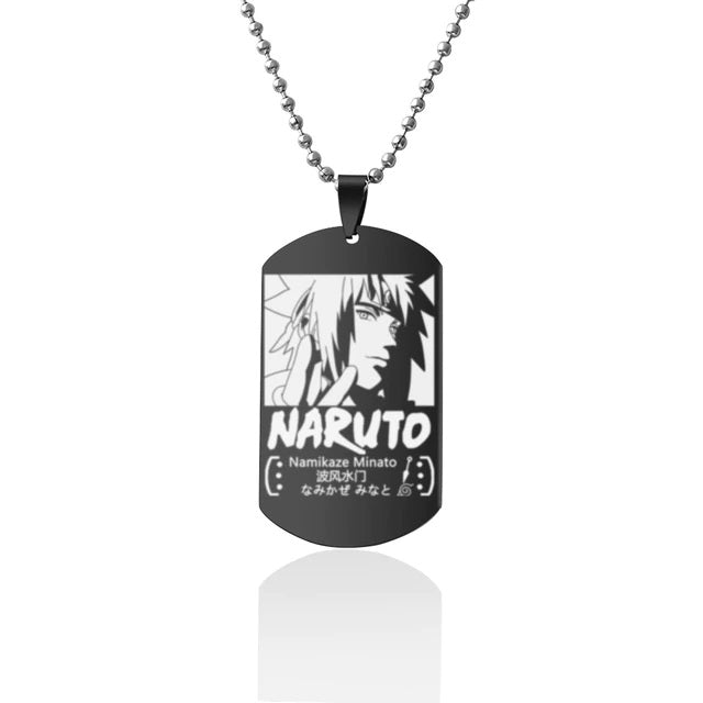 Fio Medalhão Anime Naruto vários personagens tamanho infantil juvenil