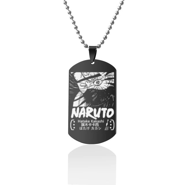 Fio Medalhão Anime Naruto vários personagens tamanho infantil juvenil