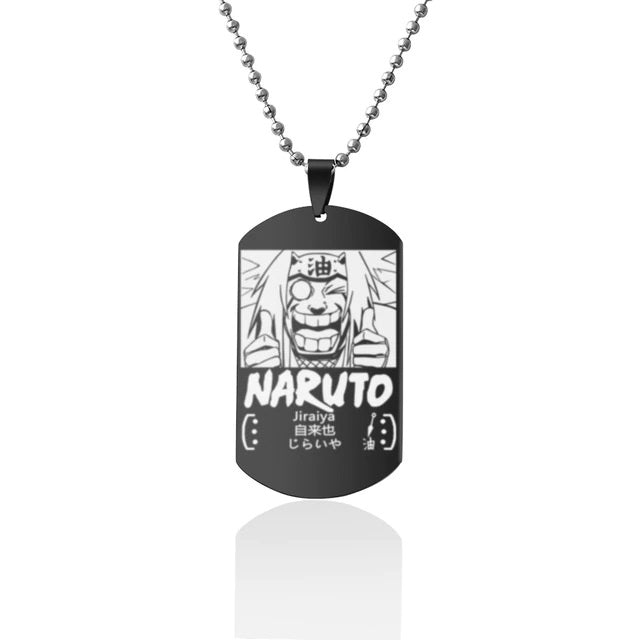 Fio Medalhão Anime Naruto vários personagens tamanho infantil juvenil