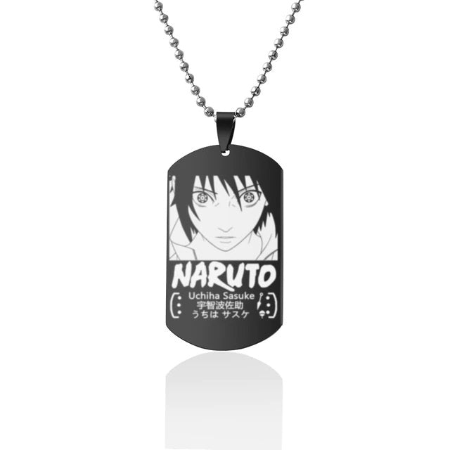 Fio Medalhão Anime Naruto vários personagens tamanho infantil juvenil