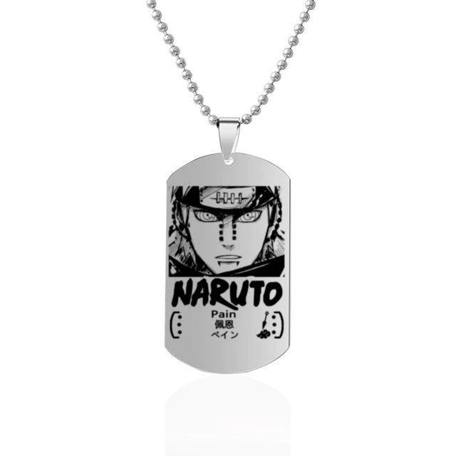 Fio Medalhão Anime Naruto vários personagens tamanho infantil juvenil